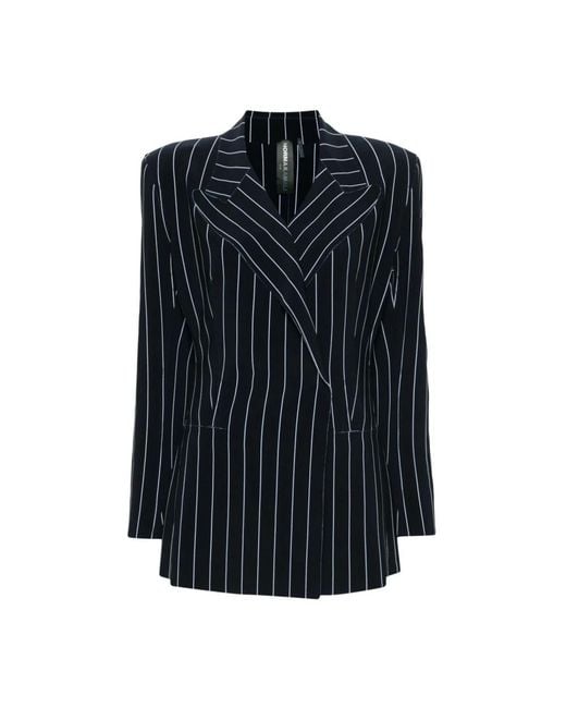 Norma Kamali Blue Blazers