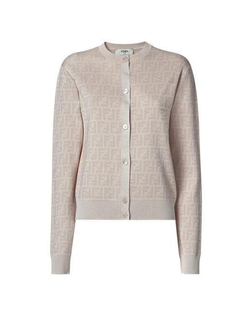 Cardigans Fendi de color Brown