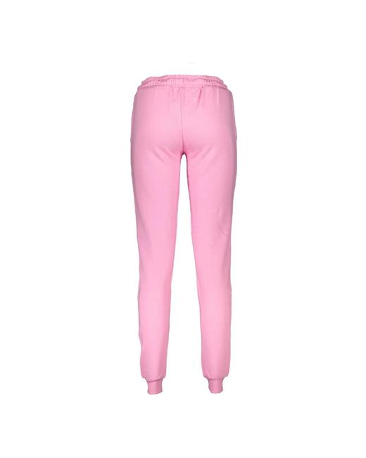 Roberto Cavalli Broeken ,Roze ,Sportieve Roze Damesbroek Met Borduursel in het Pink