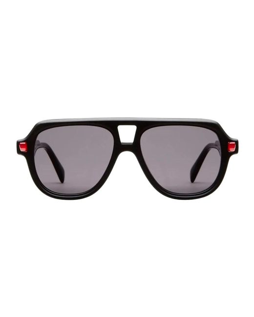 Kuboraum Black Graue sonnenbrille ss24 accessoires