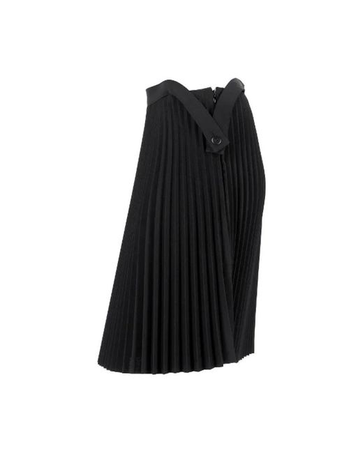 Balenciaga Black Short Skirts