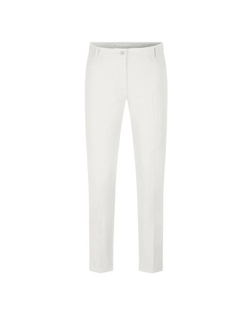 Trousers RAFFAELLO ROSSI de color White
