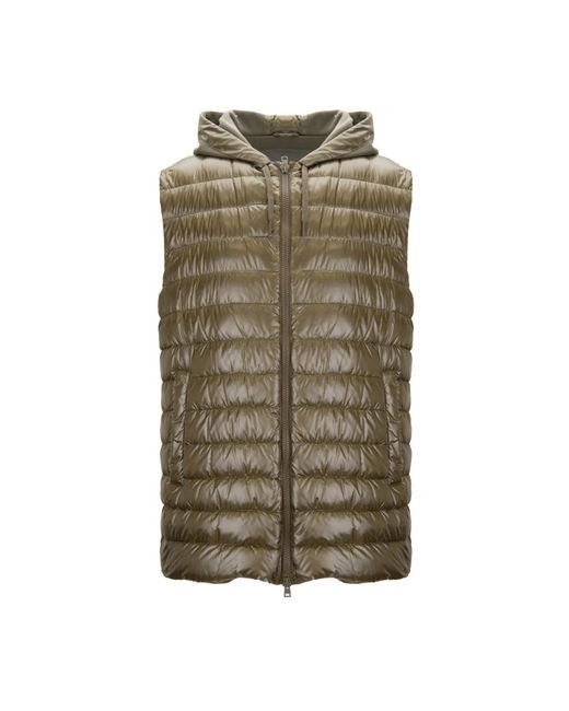 Herno Green Waistcoats for men