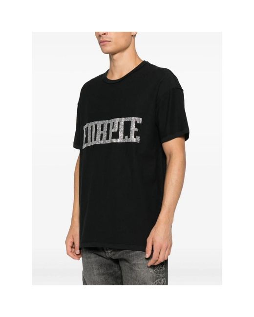 Purple Brand Black T-Shirts for men