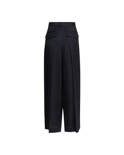 Soeur Black Wide Trousers