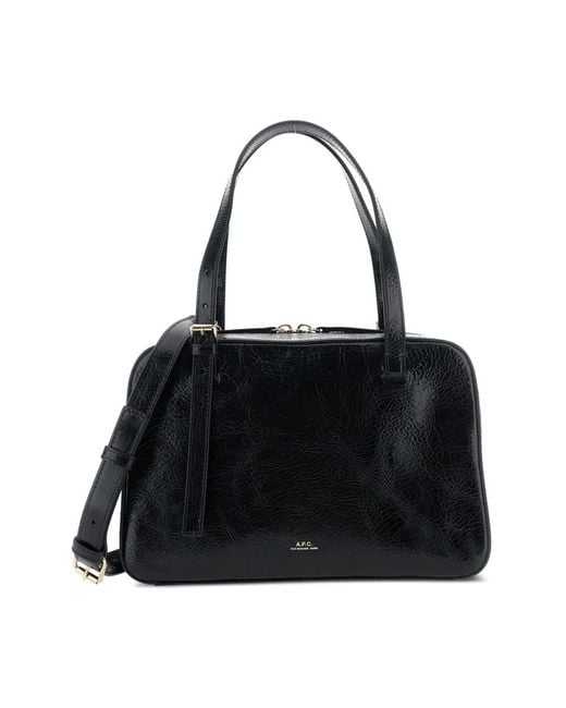 A.P.C. Black Shoulder Bags