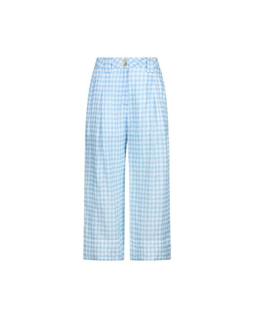 Liu Jo Blue Cropped Trousers