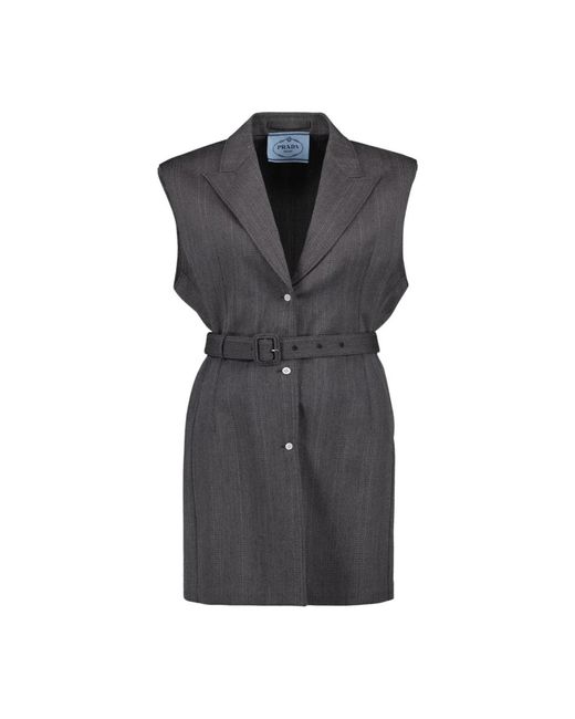 Prada Mouwloos Vest in het Black
