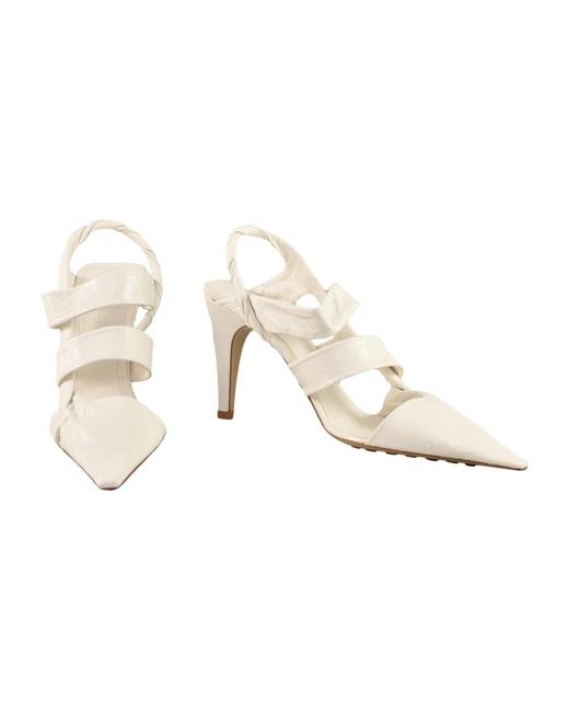 Bottega Veneta White Pumps
