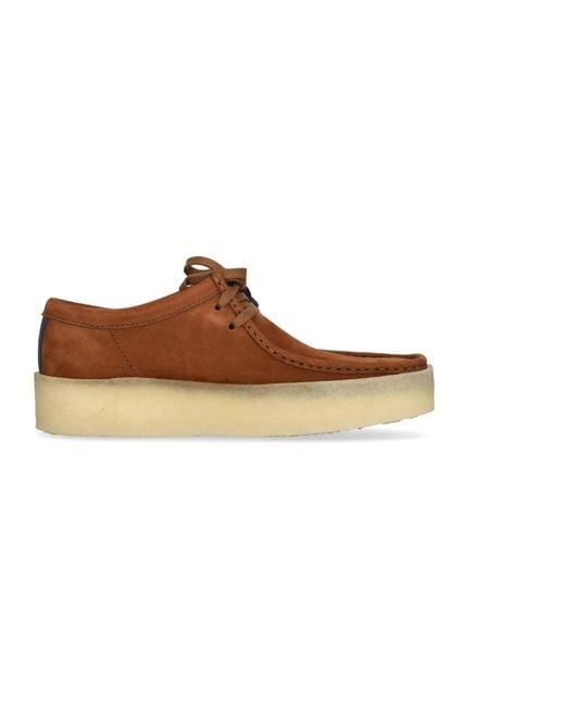 Clarks Brown Laced Shoes for men