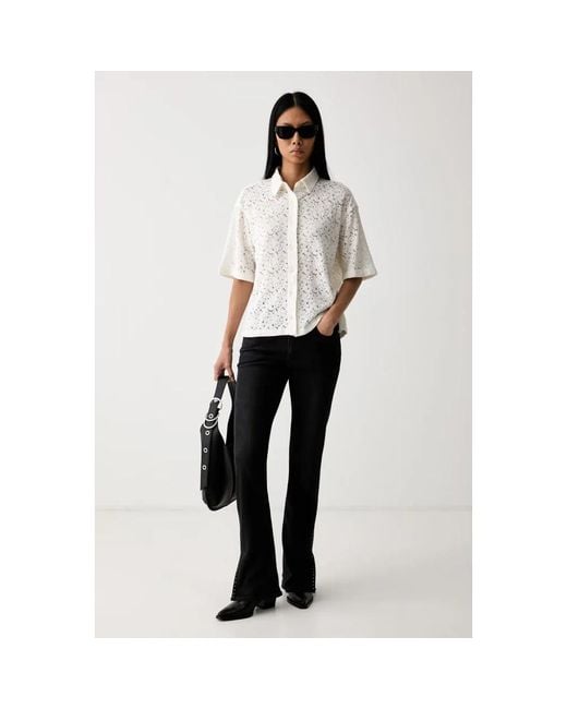 Flared Jeans Levi's en coloris Black
