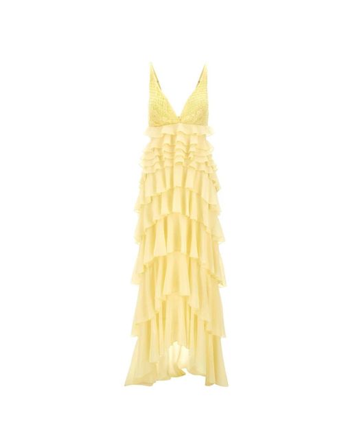 Elisabetta Franchi Yellow Gowns