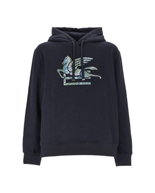 Etro Blue Hoodies for men