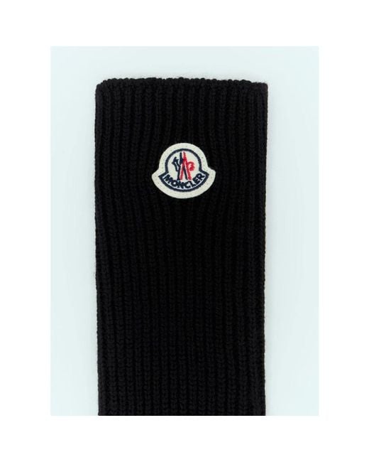 Moncler Black Gloves