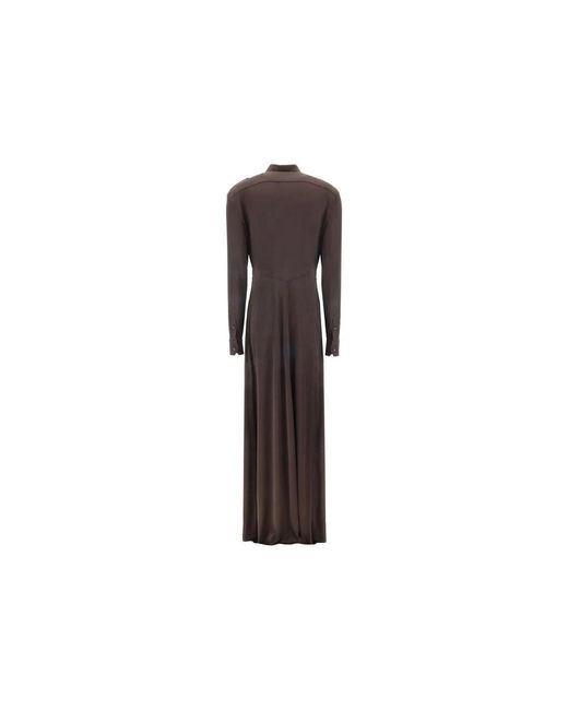Tom Ford Brown Shirt Dresses