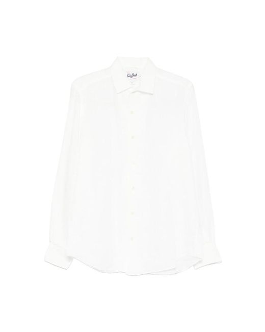 Mc2 Saint Barth White Formal Shirts for men