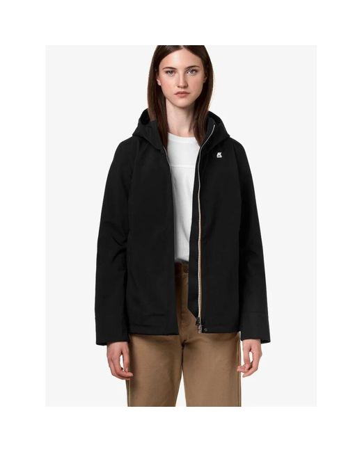 K-Way Black Gebundene jacke