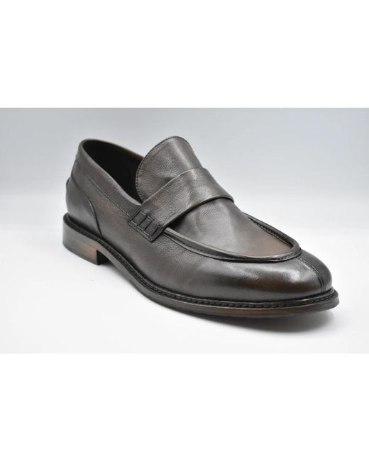 Ernesto Dolani Black Loafers for men