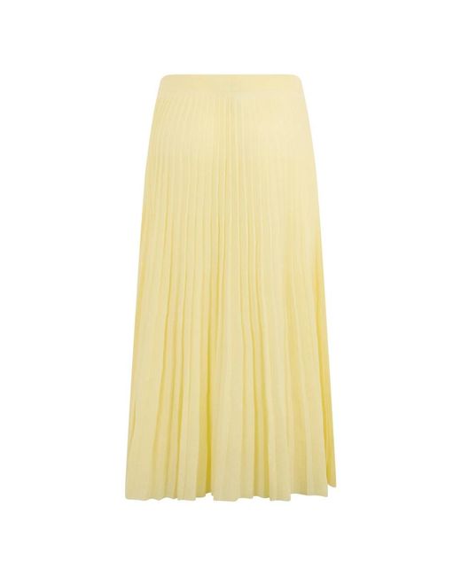 Fabiana Filippi Yellow Midi Skirts