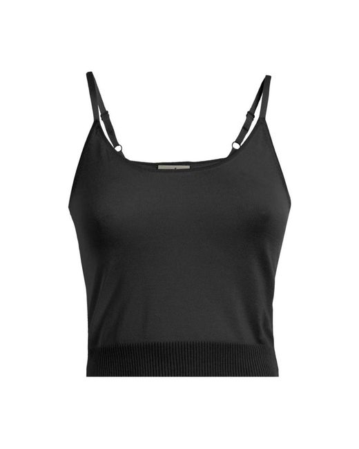 Sleeveless Tops Deha de color Black