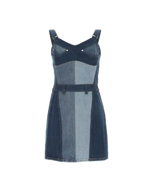 MARINE SERRE Short Dresses in het Blue