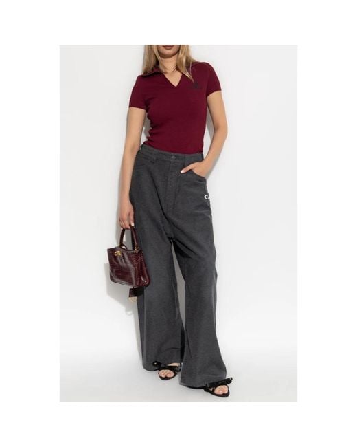 Balenciaga Wide Jeans in het Gray