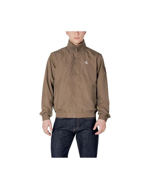 Light Jackets di Calvin Klein in Natural da Uomo