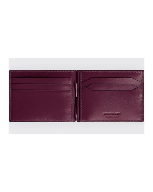 Montblanc Klassische Geldscheinklammer Brieftasche in Purple für Herren