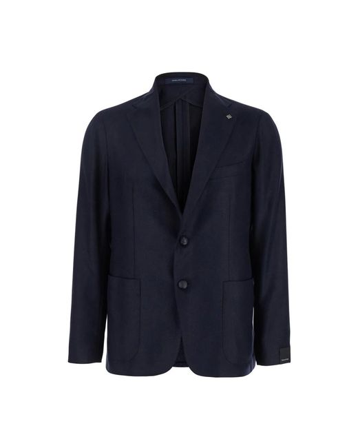 Tagliatore Montecarlo Single-Breasted Jas in het Blue voor heren