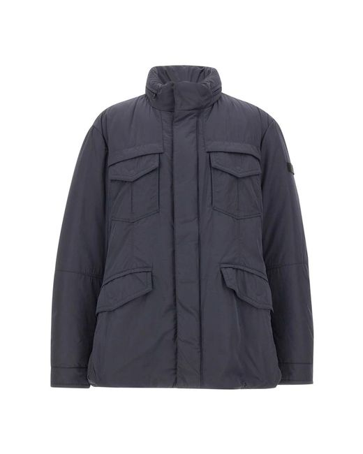 Peuterey Stripes Mfc Parka in het Blue voor heren