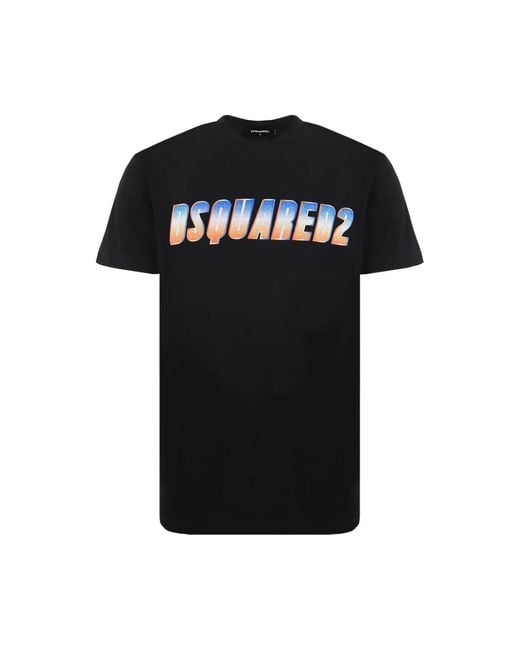 DSquared² T-Shirts in het Black voor heren