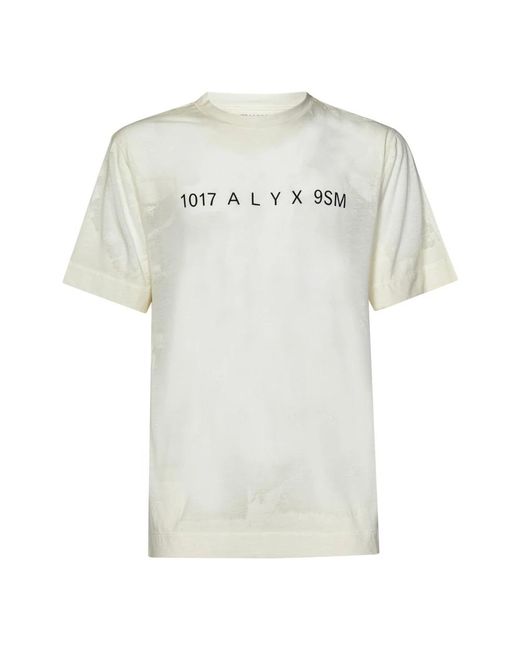 1017 ALYX 9SM White T-Shirts for men
