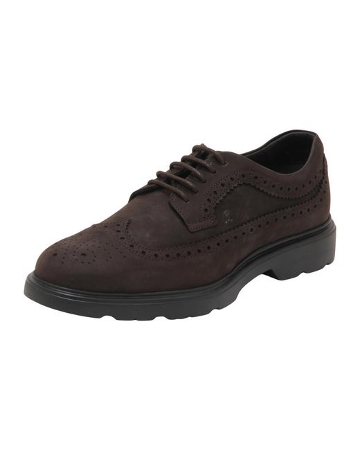 Hogan Brown Laced Shoes