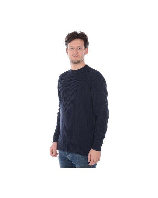Knitwear > round-neck knitwear Daniele Alessandrini pour homme en coloris Blue