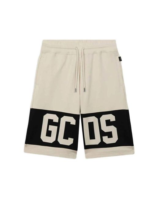 Gcds Natural Long Shorts for men