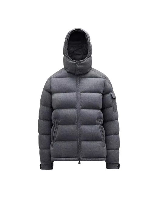 Moncler Gray Down Jackets for men