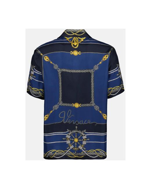 Shirts > short sleeve shirts Versace pour homme en coloris Blue