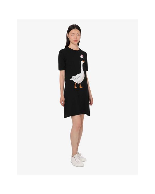 Moschino Black Knitted Dresses