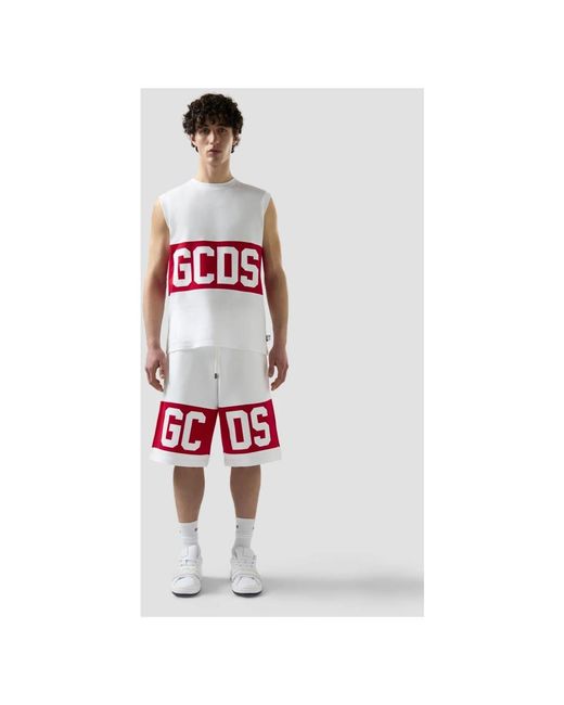 Gcds Red Bermudas for men