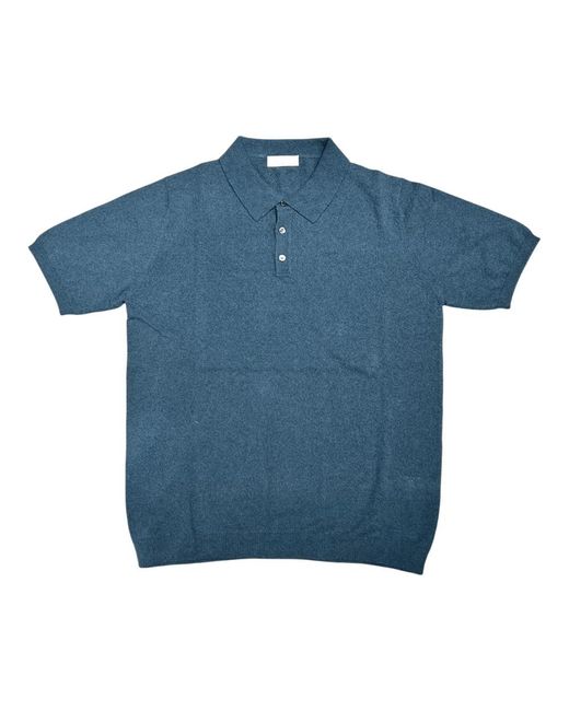 Roberto Collina Blue Polo Shirts for men