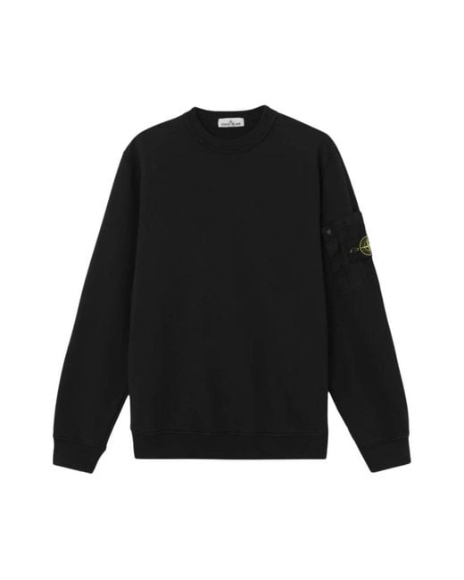 Stone Island Black Sweatshirts for men