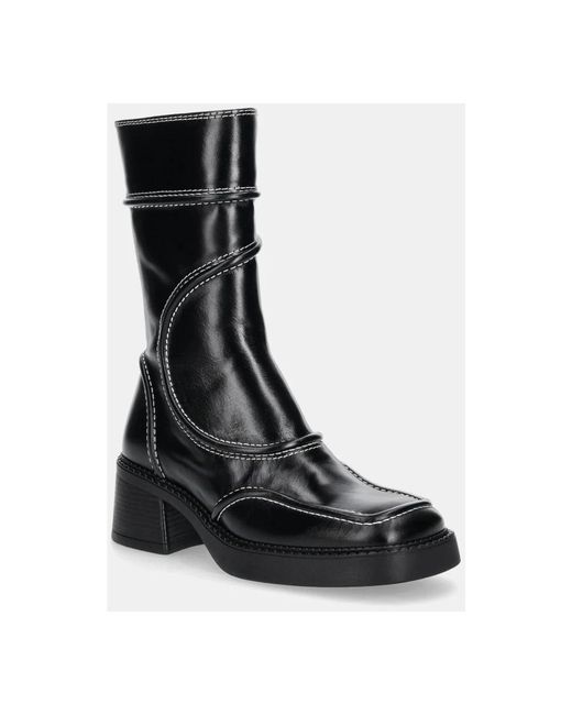 Miista Black Malene Ankle Boot