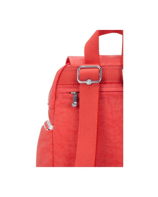 Kipling Red City zip rucksack
