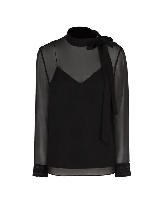 Gucci Black Blouses