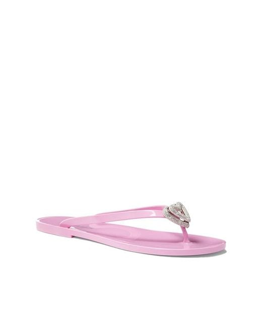 Mach & Mach Pink Flip Flops