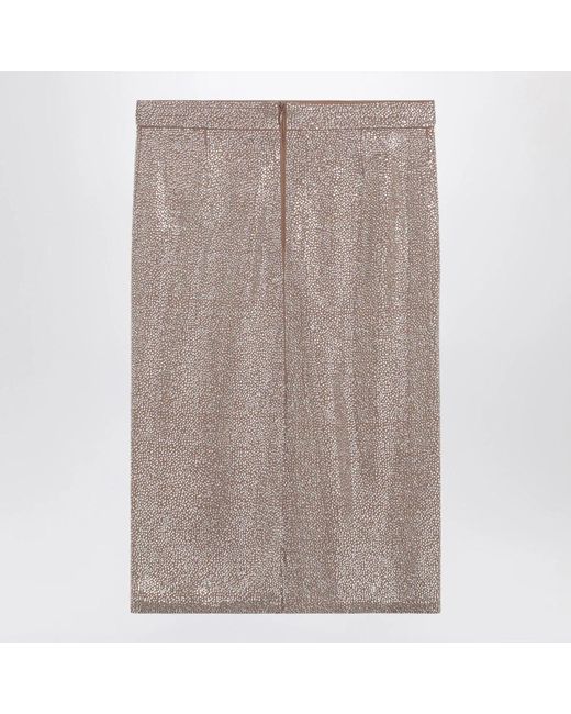 GIUSEPPE DI MORABITO Brown Midi Skirts