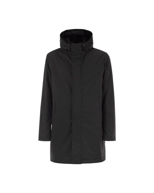 Herno Lange Parka in het Black voor heren