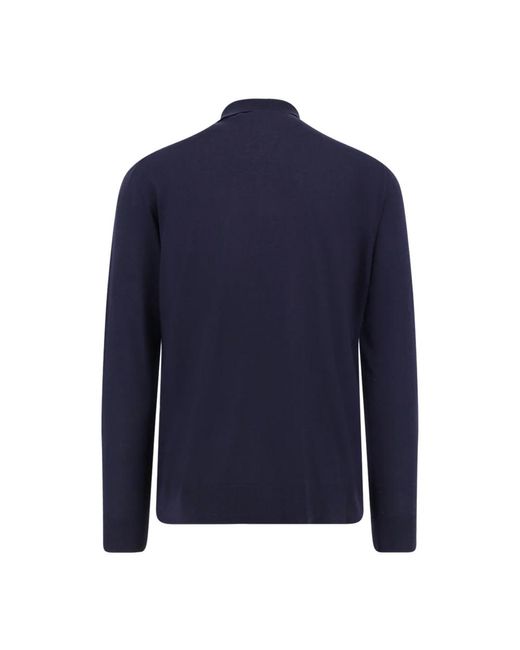 Kiton Blue Polo Shirts for men