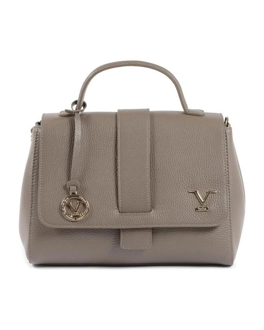 19V69 Italia by Versace Gray Shoulder Bags