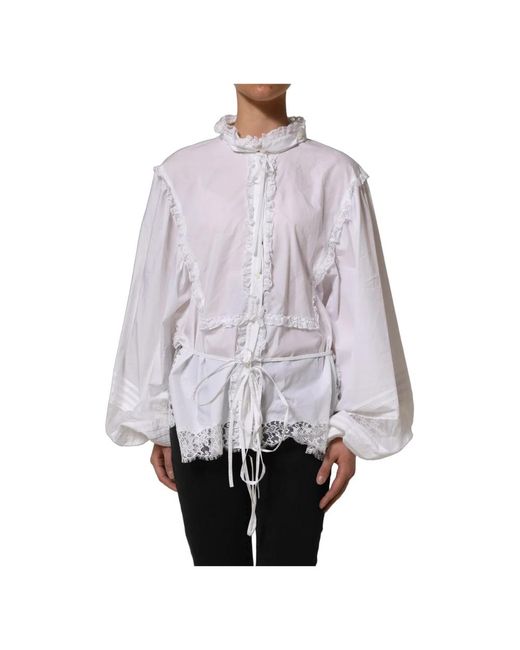 Dolce & Gabbana Gray Blouses